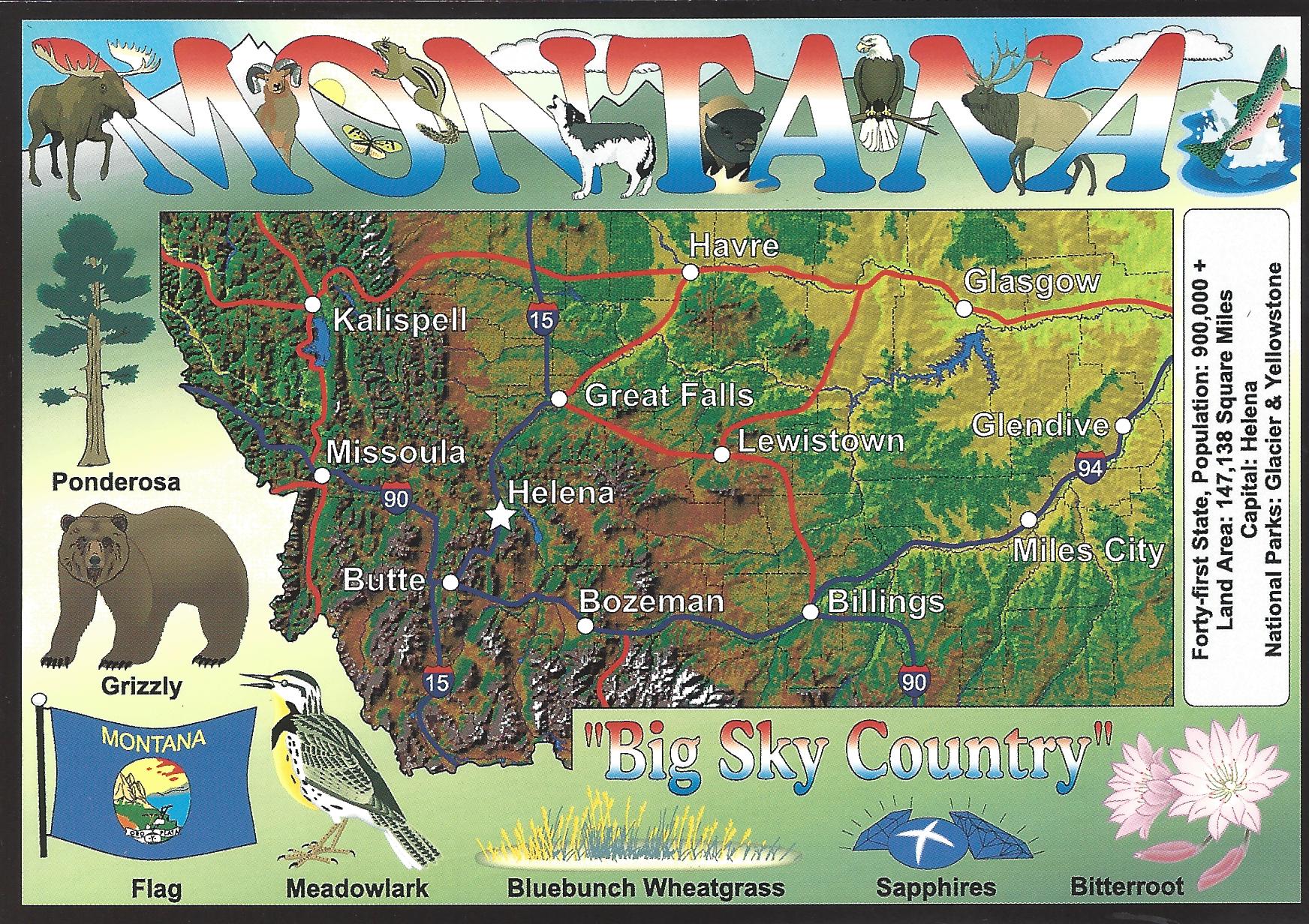 montana map